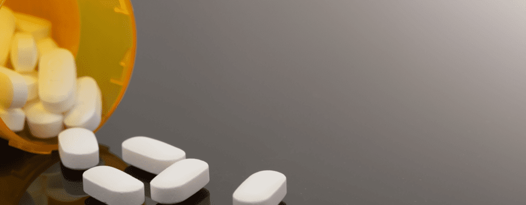 pills in a pill bottle