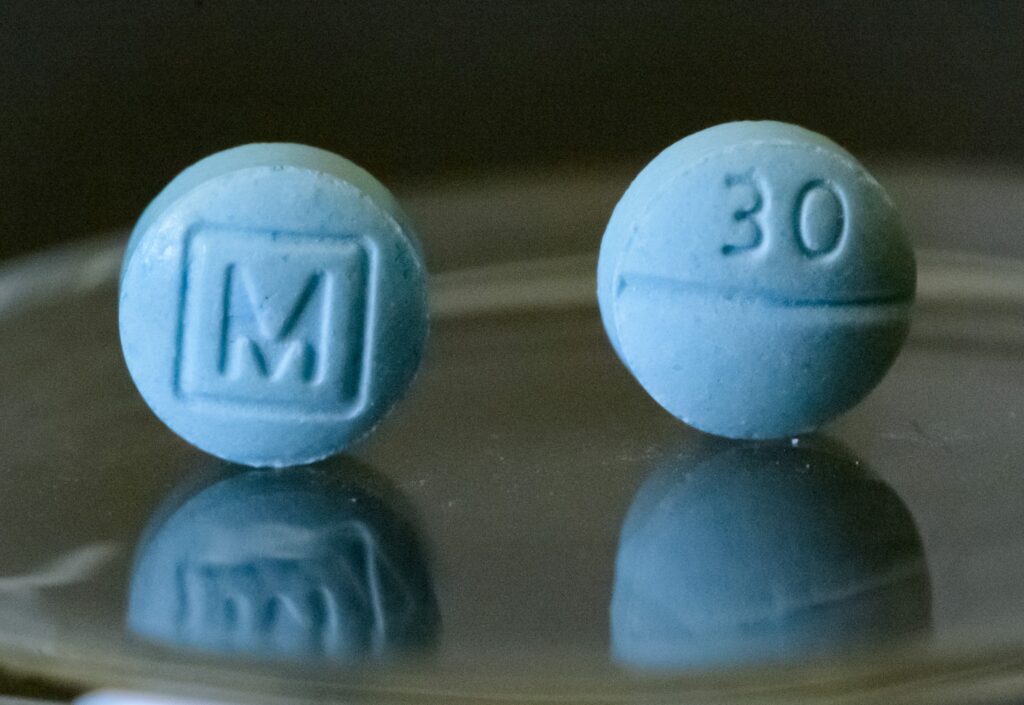 Counterfeit pills containing fentanyl