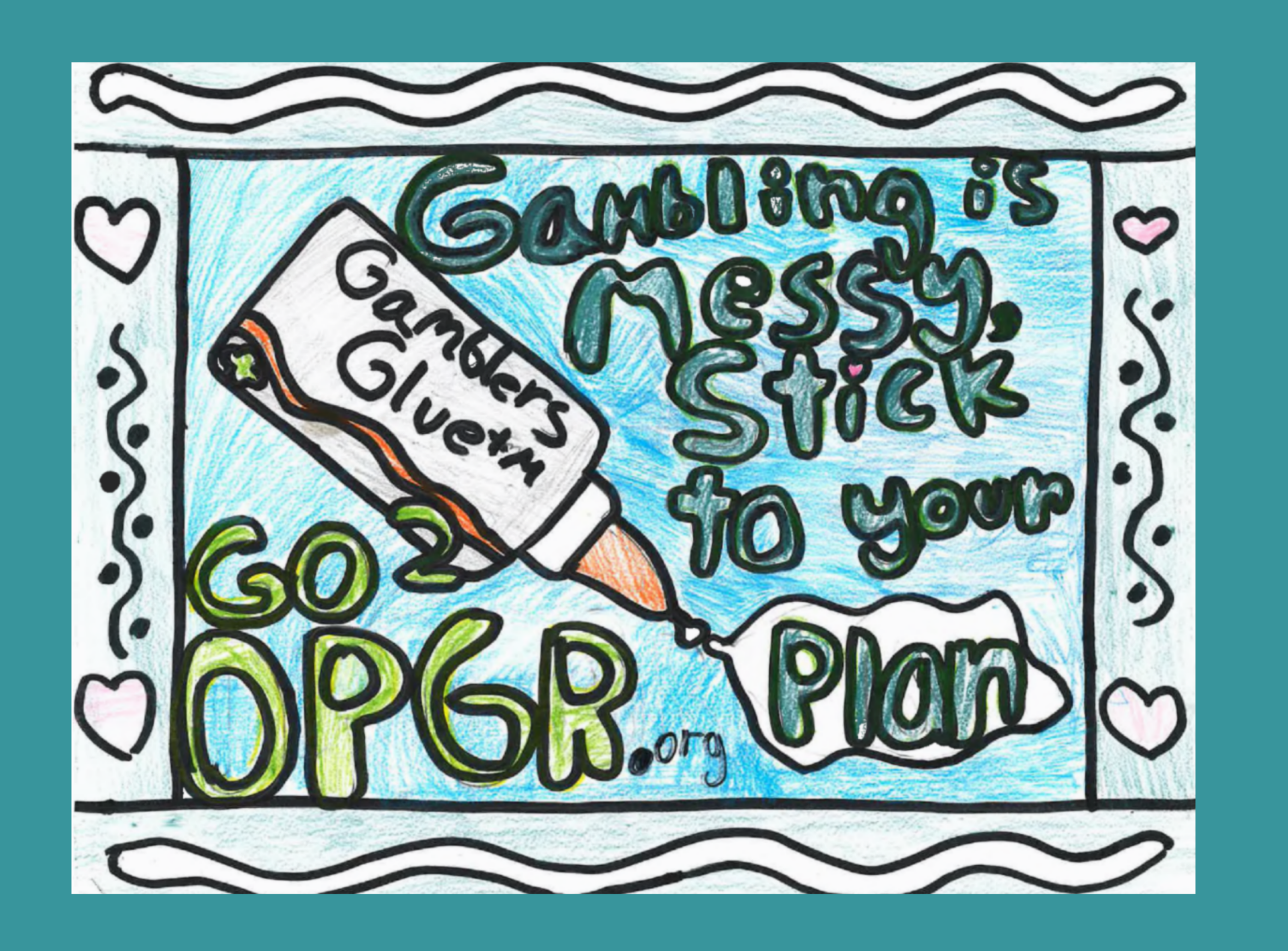 2026 Middle School Problem Gambling Art Contest Announces Winners!